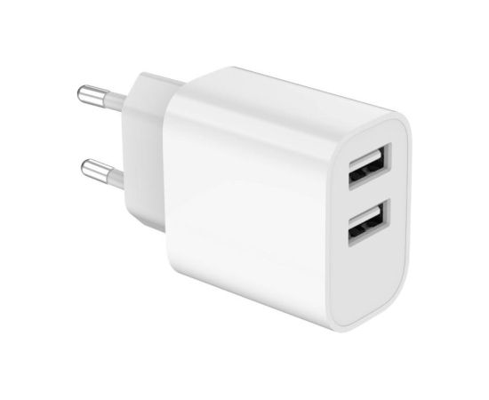 CHARGER USB UNIVERSAL WHITE/2P TA-UC-2A12-01 GEMBIRD