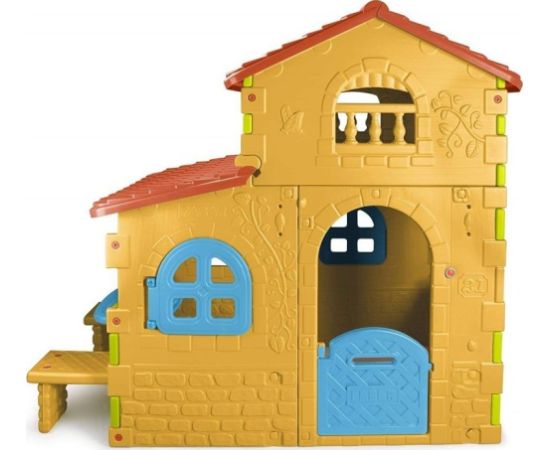 Feber Super Villa bērnu māja ar galdu un soliem Bērnu rotaļu mājas