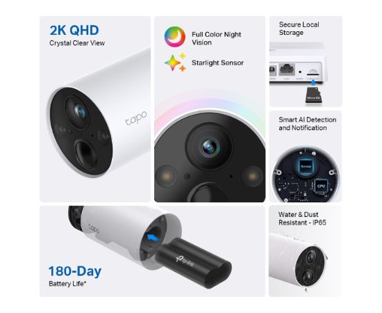 TP-LINK Tapo C420 IP-камера Smart / Wire-Free