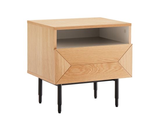 Прикроватная тумбочка NATE 50x40xH50см, дуб