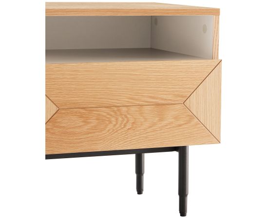 Прикроватная тумбочка NATE 50x40xH50см, дуб