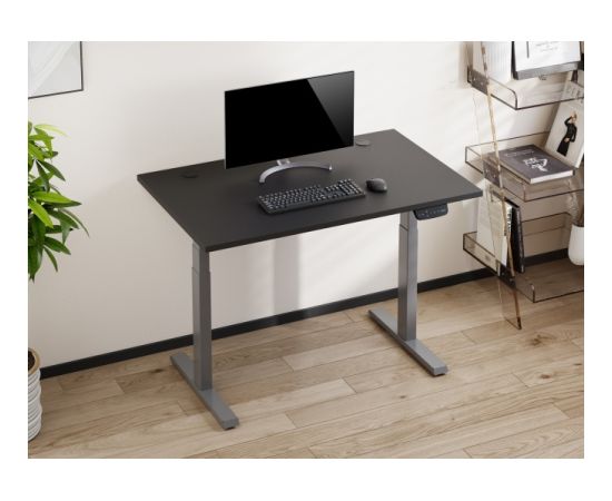 Adjustable Height Table Up Up Thor Gray, Table top M Black