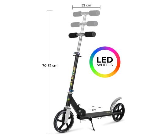 Skrejritenis Story Lux Black Neo Led