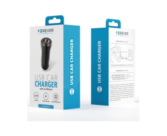 Forever CC-03 2x USB Auto Lādētājs