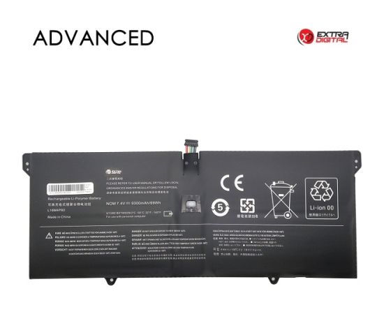 Extradigital Аккумулятор для ноутбука LENOVO L16M4P60, 9300mAh, Extra Digital Advanced