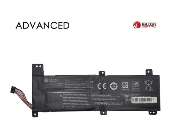 Extradigital Аккумулятор для ноутбука LENOVO L15M2PB2, 4500mAh, Extra Digital Advanced