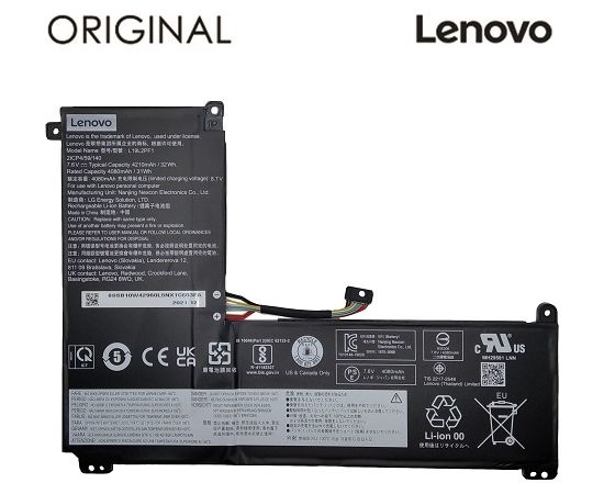 Аккумулятор для ноутбука LENOVO L19M2PF1, 4080mAh, Original