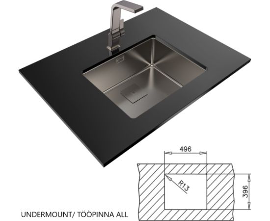 Sink Teka FlexLinea RS15 50.40 titanium