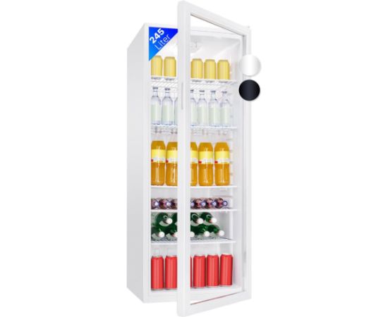Glass door refrigerator Bomann KSG7289W