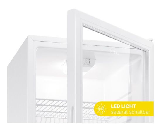 Glass door refrigerator Bomann KSG7289W