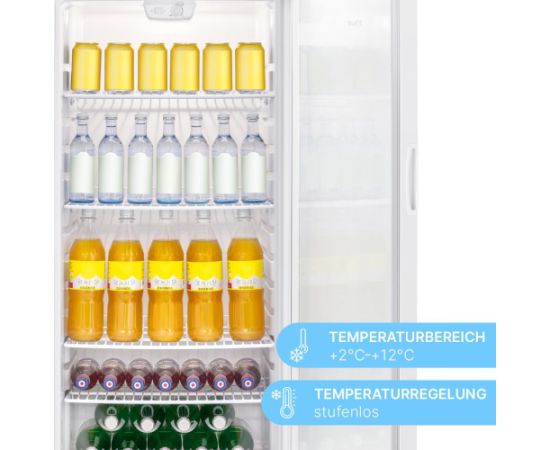 Glass door refrigerator Bomann KSG7289W