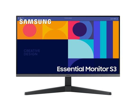 Samsung Essential Monitor S3 S33GC LED display 68.6 cm (27") 1920 x 1080 pixels Full HD Black