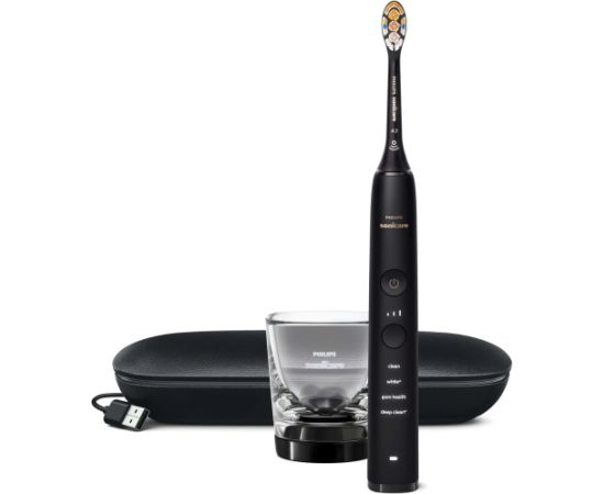 Philips HX9911/17 Sonicare zobu birste DiamondClean 9000 ar īpašu lietotni, melna