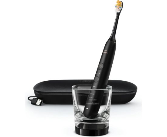 Philips HX9911/17 Sonicare zobu birste DiamondClean 9000 ar īpašu lietotni, melna
