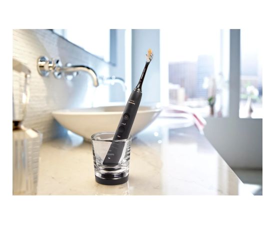 Philips HX9911/17 Sonicare zobu birste DiamondClean 9000 ar īpašu lietotni, melna