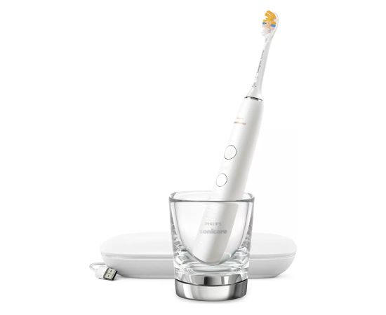 Philips HX9911/19 Sonicare zobu birste DiamondClean 9000 ar īpašu lietotni, balta