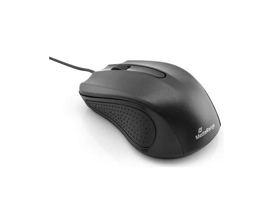 MOUSE USB OPTICAL BLACK/3-BUTTON MROS210 MEDIARANGE