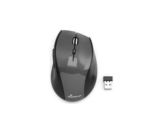 MOUSE USB OPTICAL WRL 5-BUTTON/BLACK MROS207 MEDIARANGE