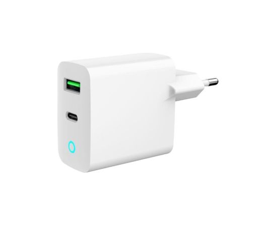 CHARGER USB 20W 2PORT/TA-UC-PDQC20L-W-01 GEMBIRD
