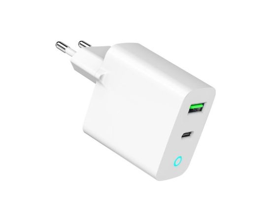 CHARGER USB 20W 2PORT/TA-UC-PDQC20L-W-01 GEMBIRD