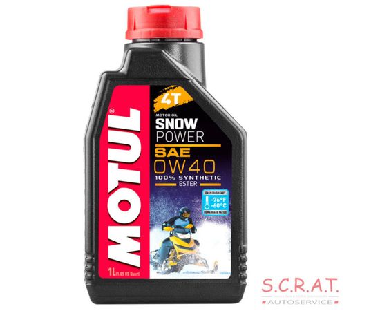 MOTUL Snowpower 0W40 -60o 4T 1L Eļļa sniega motocikliem