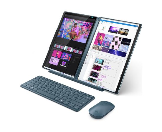 Lenovo Yoga Book 9 13IMU9 Ultra 7 155U 2x 13.3" 2.8K OLED 400nits Glossy 60Hz 32GB LPDDR5x-7467 SSD512 Intel Arc Graphics Win11 Tidal Teal