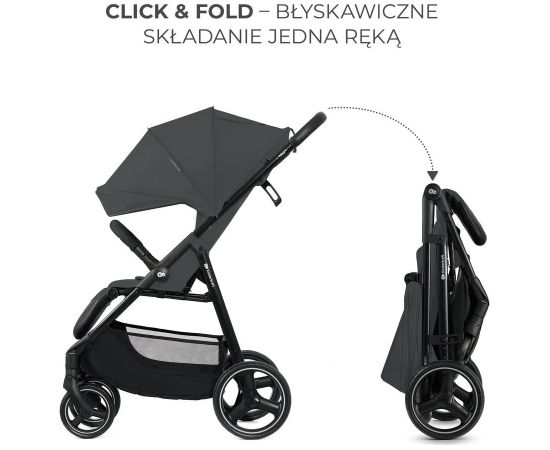 Спортивная коляска Kinderkraft TRIG 3 GRANITE GREY
