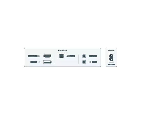 PHILIPS TAB6309/10 SoundBar 2.1 skaļrunis, melns
