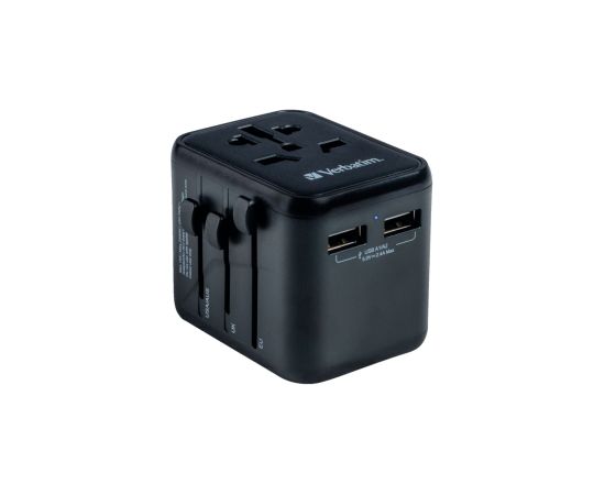 Adapteris Verbatim Universal Travel 2 x USB