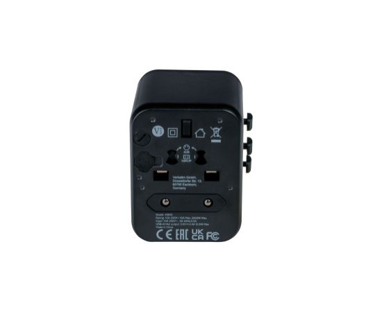 Adapteris Verbatim Universal Travel 2 x USB