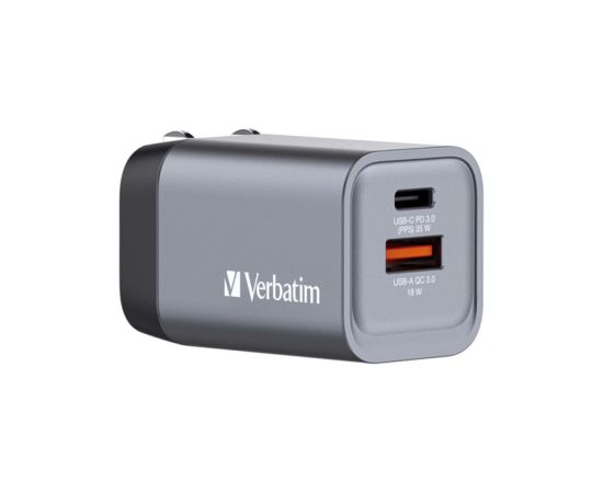 Lādētājs Verbatim Wall Charger 35W Grey