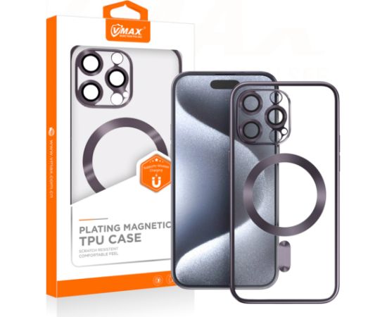 Vmax Electroplating MagSafe Case Защитный Чехол для Apple iPhone 15 Pro