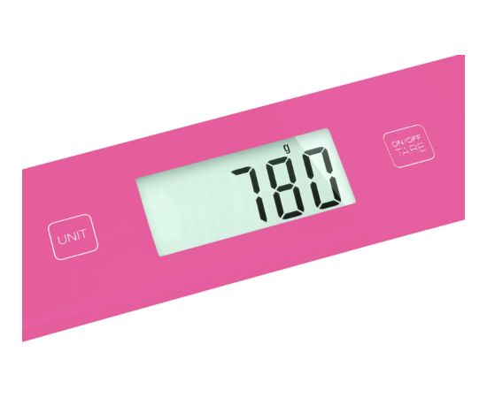Kitchen scale with large LCD screen, Sencor SKS5038RS, pink