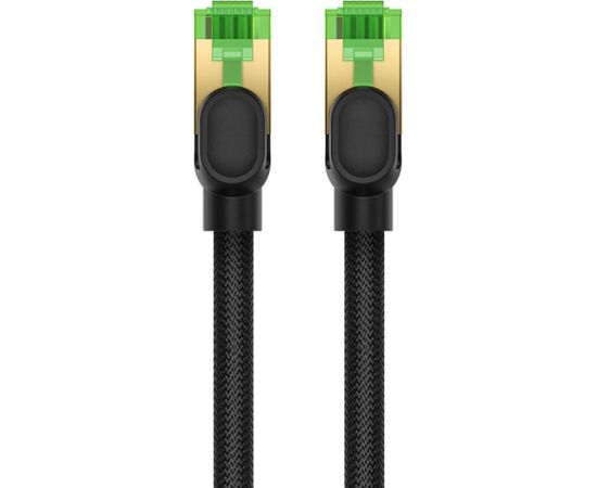 Braided network cable cat.8 Baseus Ethernet RJ45, 40Gbps, 20m (black) Сетевые кабели