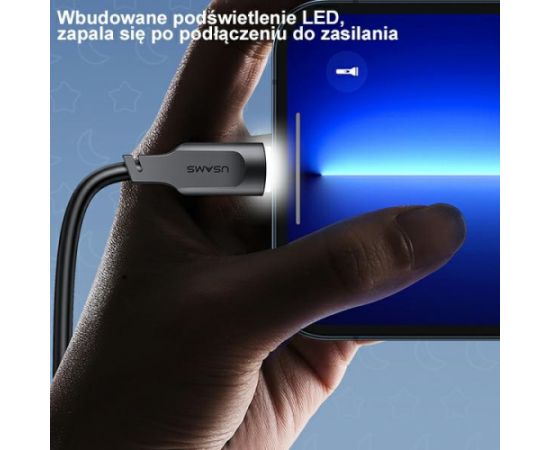 USAMS US-SJ567 кабель USB-C 1,2 м | 100 Вт белый
