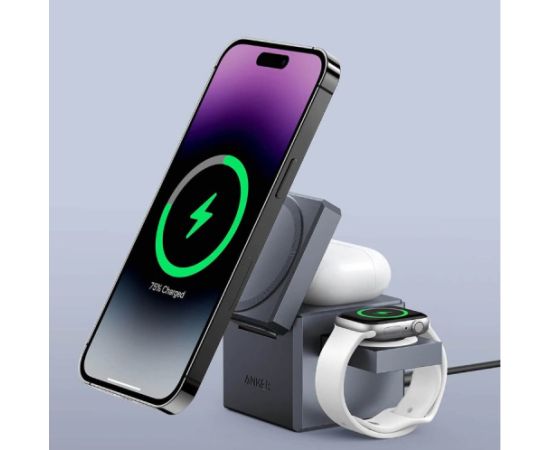 Anker Innovations Y1811G11 mobile device charger Headphones, Smartphone, Smartwatch Black AC, USB Wireless charging Fast charging Indoor