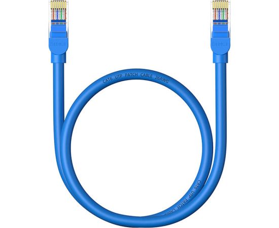 Round Cable Baseus Ethernet RJ45, Cat.6, 0,5m (blue)