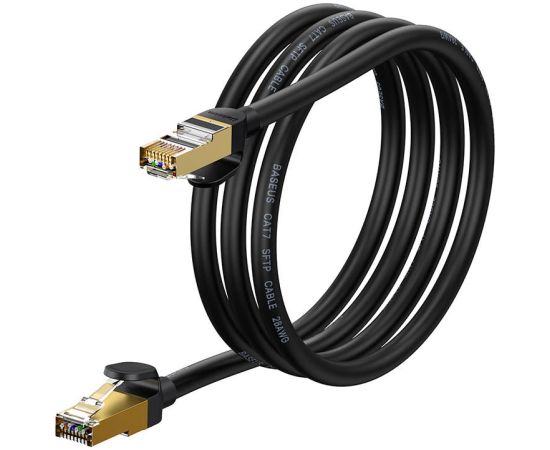 Baseus Ethernet RJ45, 10Gbps, 1.5m network cable (black)