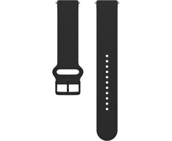 Polar watch strap 20mm S-L T, black silicone