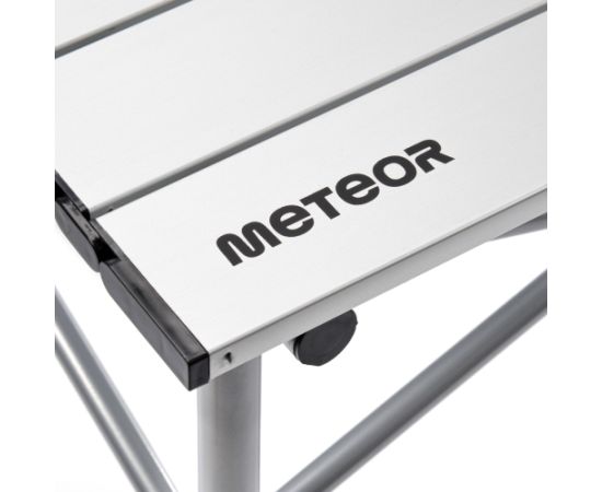Meteor Bankada saliekamais galds sudrabs