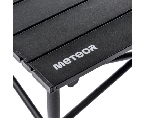 Meteor Bankada saliekamais galds melns