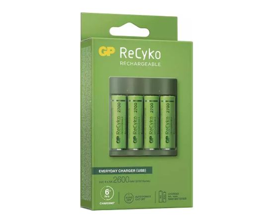 GP B52427U Bateriju Lādētājs 4 x AAA 2700mAh