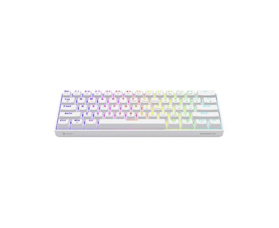 Klaviatūra Savio Mechanical WHITEOUT X2 OUTEMU RED