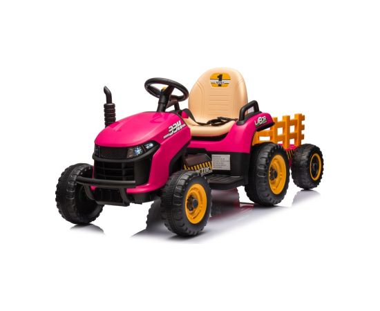 Lean Cars Battery-powered tractor BBH-030 Pink Детский электромобиль