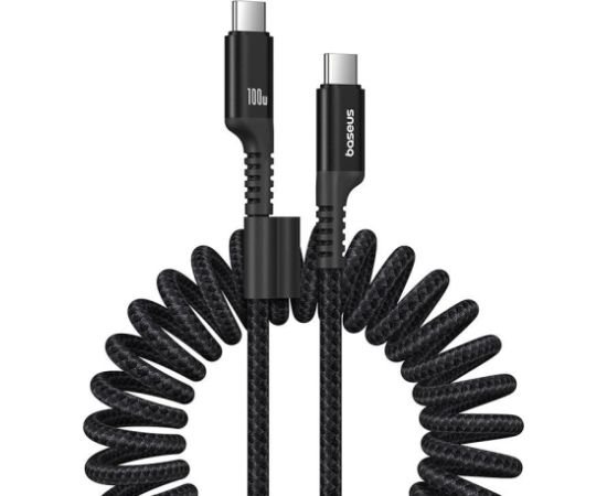 Fast Charging Cable USB-C to USB-C Baseus Fish-Eye 100W, 1m (black)