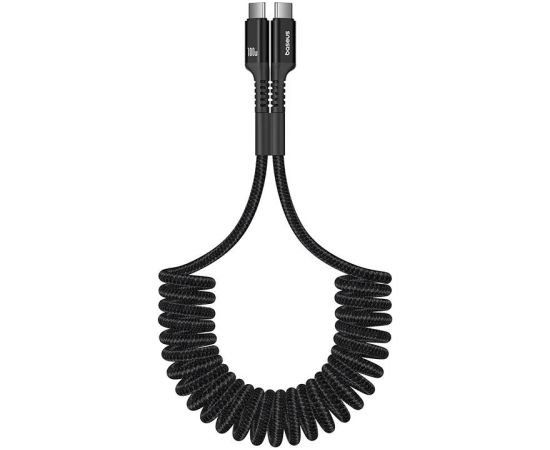 Fast Charging Cable USB-C to USB-C Baseus Fish-Eye 100W, 1m (black)