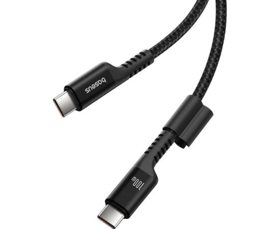 Fast Charging Cable USB-C to USB-C Baseus Fish-Eye 100W, 1m (black)