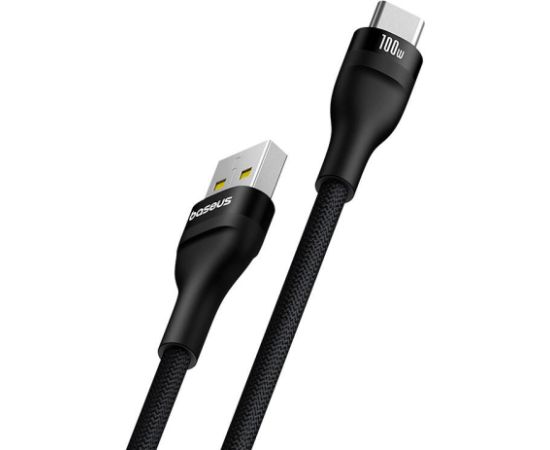 Charging Cable Baseus Flash 2 USB to USB-C 100W, 2m (black)