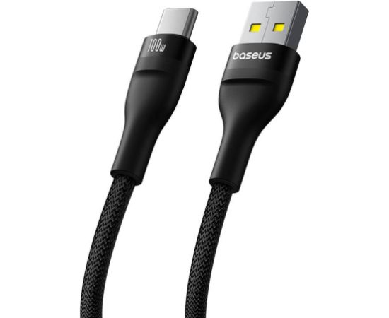 Charging Cable Baseus Flash 2 USB to USB-C 100W, 2m (black)