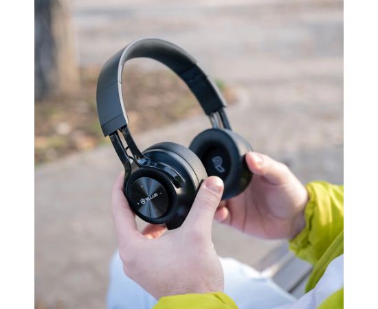 Tellur Feel Bluetooth Over-Ear Headphones Black